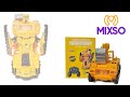 Escavadeira de Brinquedo se Transforma em Robô com Controle Remoto Emite Luzes e Sons