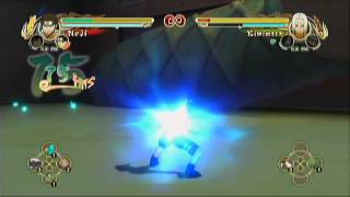 Naruto Ultimate Ninja Storm Neji (8 Trigrams Palms Tempest Dance) vs Kimimaro HD