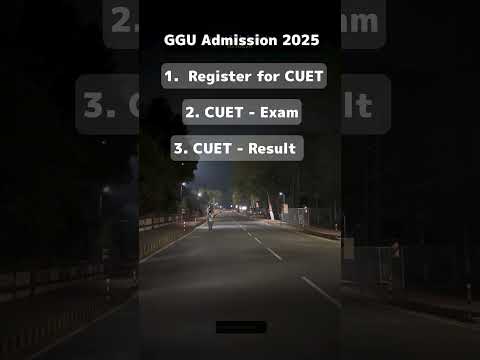 GGU Admission 2025