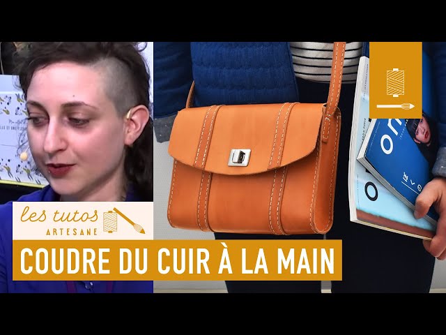 Trousse de couture Cuir Orange  Atelier de la Machine à Coudre