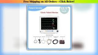 12 inch screen multiparameter Patient Monitor TFT human use/ animal veterinary 6 parameter ETCO2