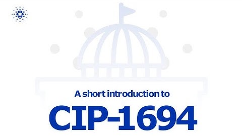 Governance Workshop - CIP-1694 Explained