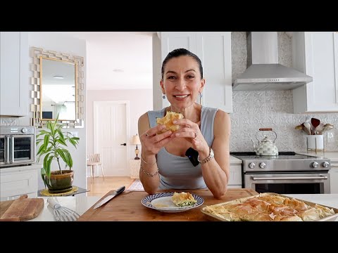 How to Make Spanakopita Triangles | Aiper Sprinkler System | Heghineh @aiperofficial