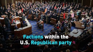 Factions within the U.S. Republican party