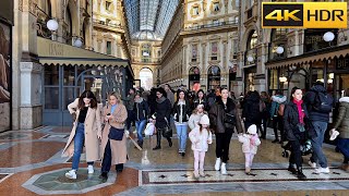 Milan Walking Tour 😎 A Stroll through Italy's Fashion Capital [4K HDR]