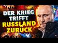 Nächtlicher Schock für Russland! EXPLOSIONEN erschüttern Moskau, Putin bekommt den BOOMERANG zurück