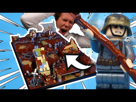 I BUILT A HUGE WORLD WAR I BATTLE WITH LEGO... IN WHAT TIME!?