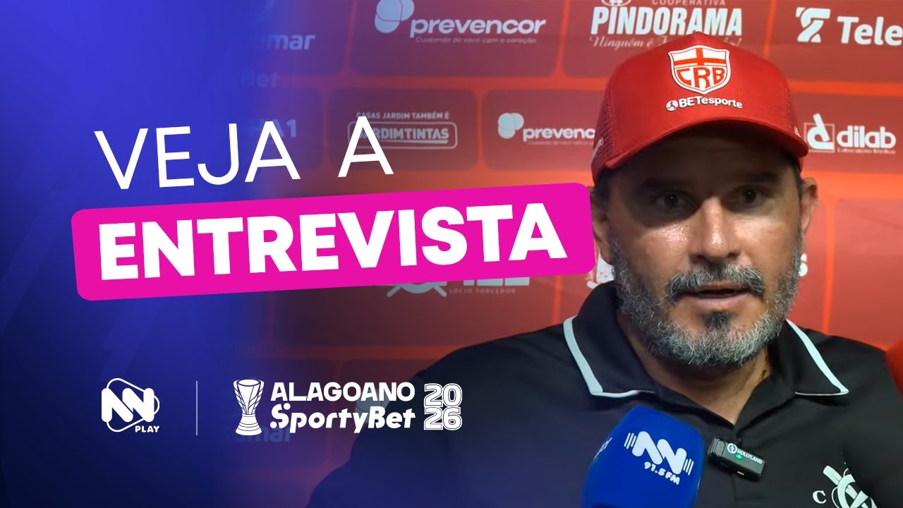 Entrevista pós-jogo com o Técnico Eduardo Barroca | Penedense 0 x 1 CRB | Campeonato Alagoano