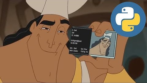 How to Make an ID Card in Python