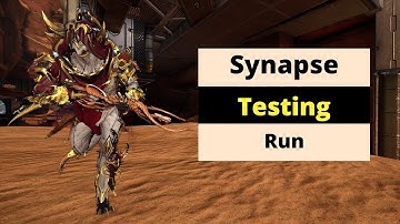 The Synpase testing run | Warframe