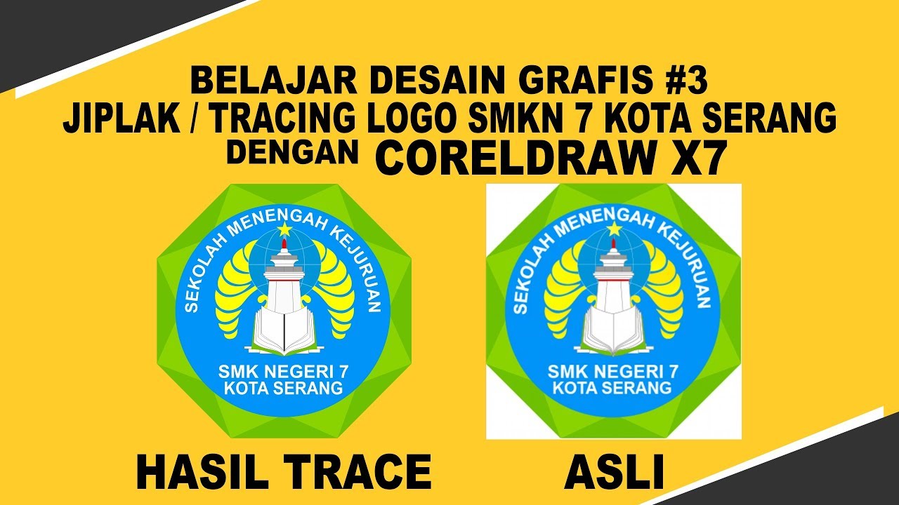 Belajar Desain  Grafis 3 Tracing Logo  SMKN 7 Kota Serang 