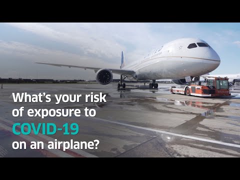 Your risk of exposure to COVID-19 on an airplane? Almost non-existent.