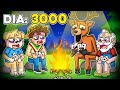 ¡SOBREVIVÍMOS 3000 dias en el BOSQUE! ???????????????? SILVIOGAMER en 99 Noches en el Bosque