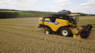 [DRONE] [4K] Moisson 2017 - Ets Lieds - NH cx 8070 - NH T 7.315 - La Campagne 3 essieux