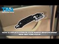 How to Replace Rear Exterior Door Handle Reinforcement 2000-2007 Ford Focus