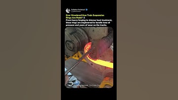 How Train Suspension Rings Are Made 🔧 | Forging to Heat Treatment Explained 🤯