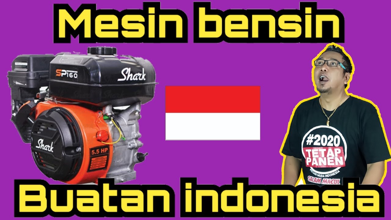 gasoline enggine 5.5hp🔴mesin penggerak bensin murah🔴review Mesin penggerak shark premium SP160🔴