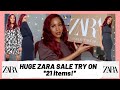 HUGE ZARA SALE TRY ON HAUL | ZARA HAUL | ZARA TRY ON HAUL