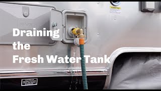 How To Fill & Drain The Fresh Water Tank In An Airstream