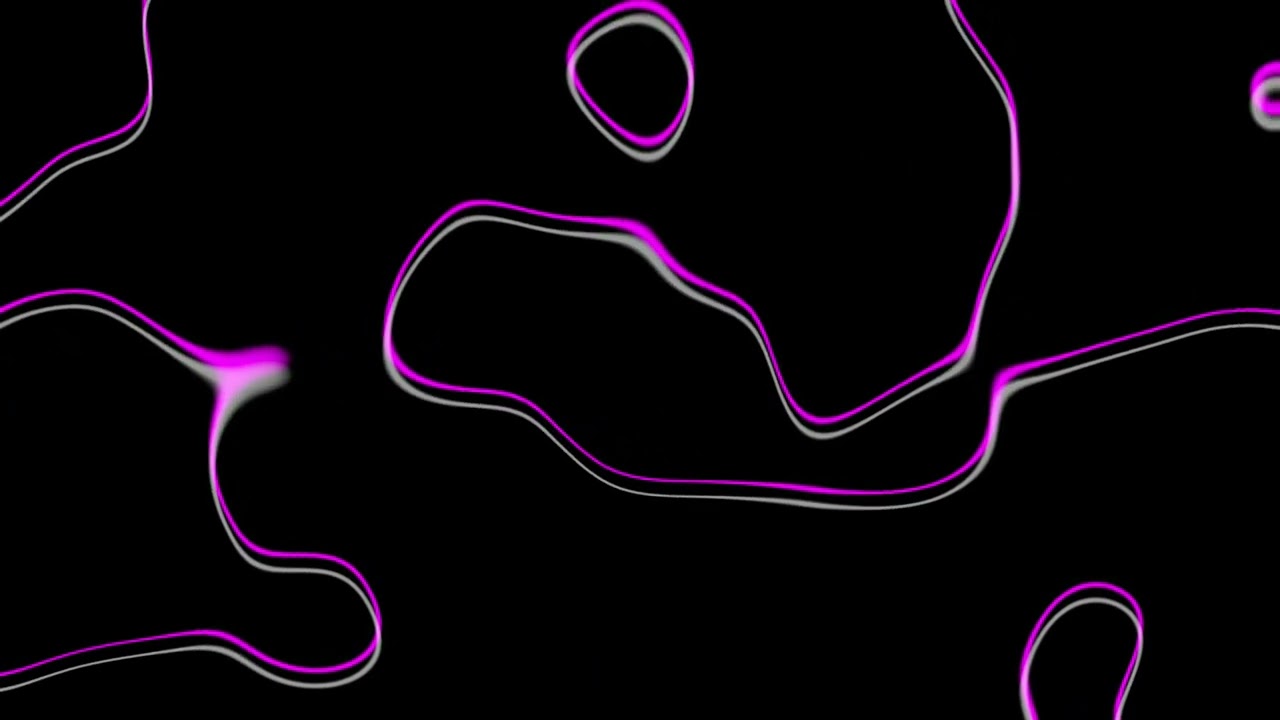 Pink & Gray Wave Lines on Black | 4K Abstract Background – 1 Hour Ambient Visuals for Relaxation