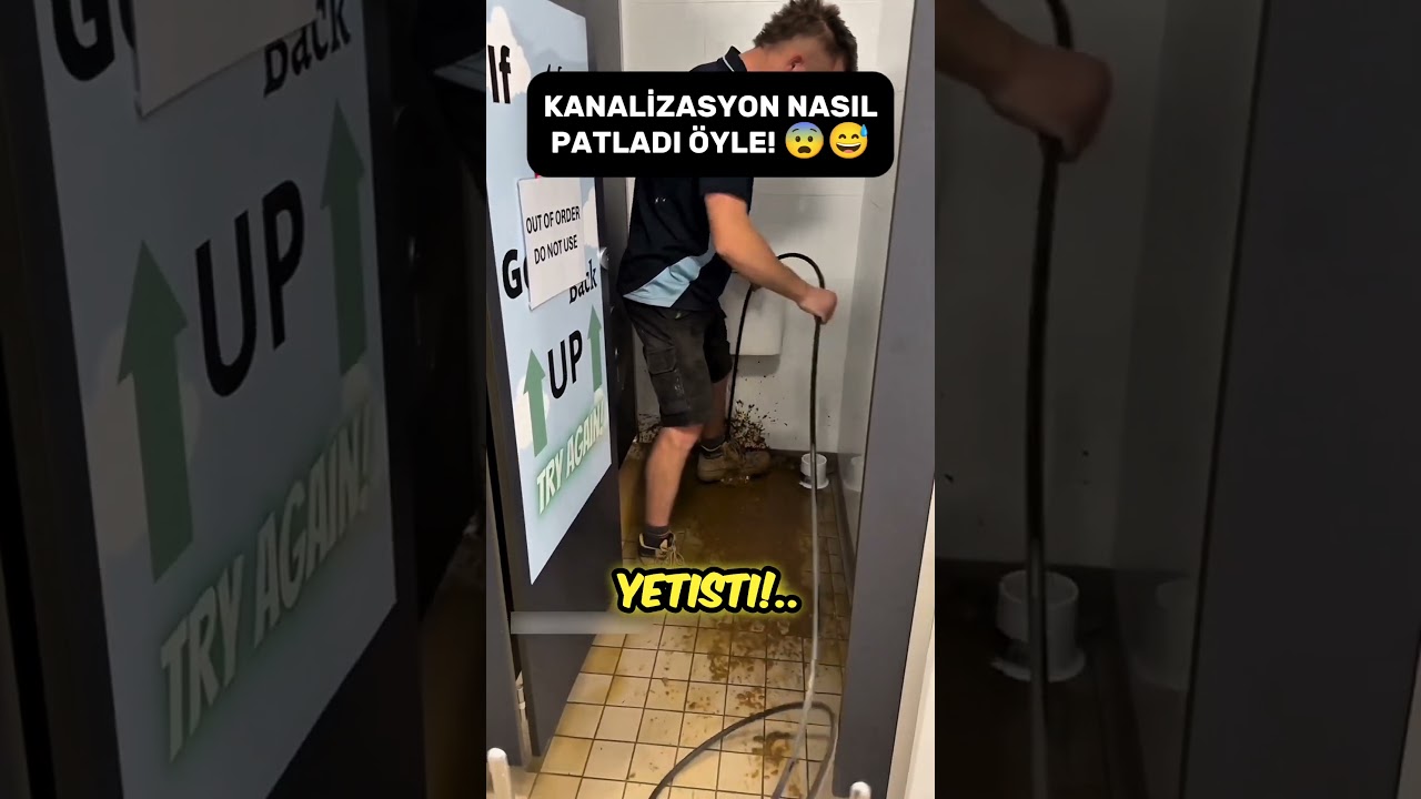Kanalizasyon Nasıl Patladı Öyle! 😨😅