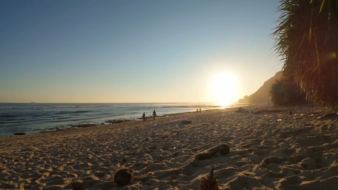 4K UHD HDR - BALI SUNSET - NYANG-NYANG BEACH - GOLD * 60 minutes