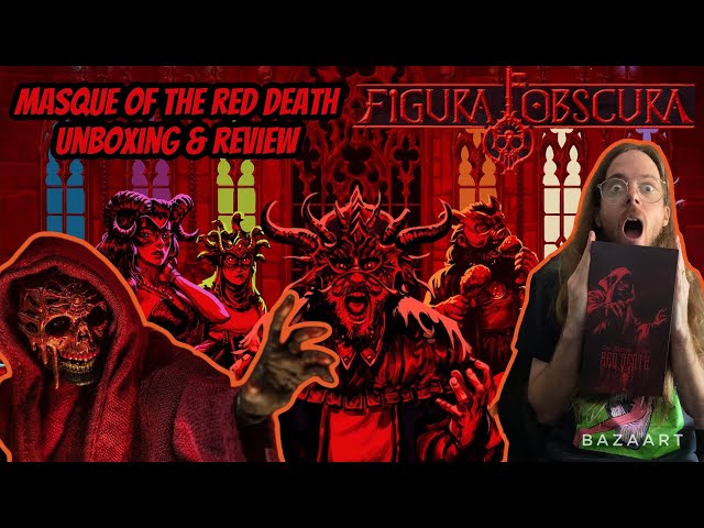 Figura Obscura Masque Of The Red Death   Unboxing & Review   Four