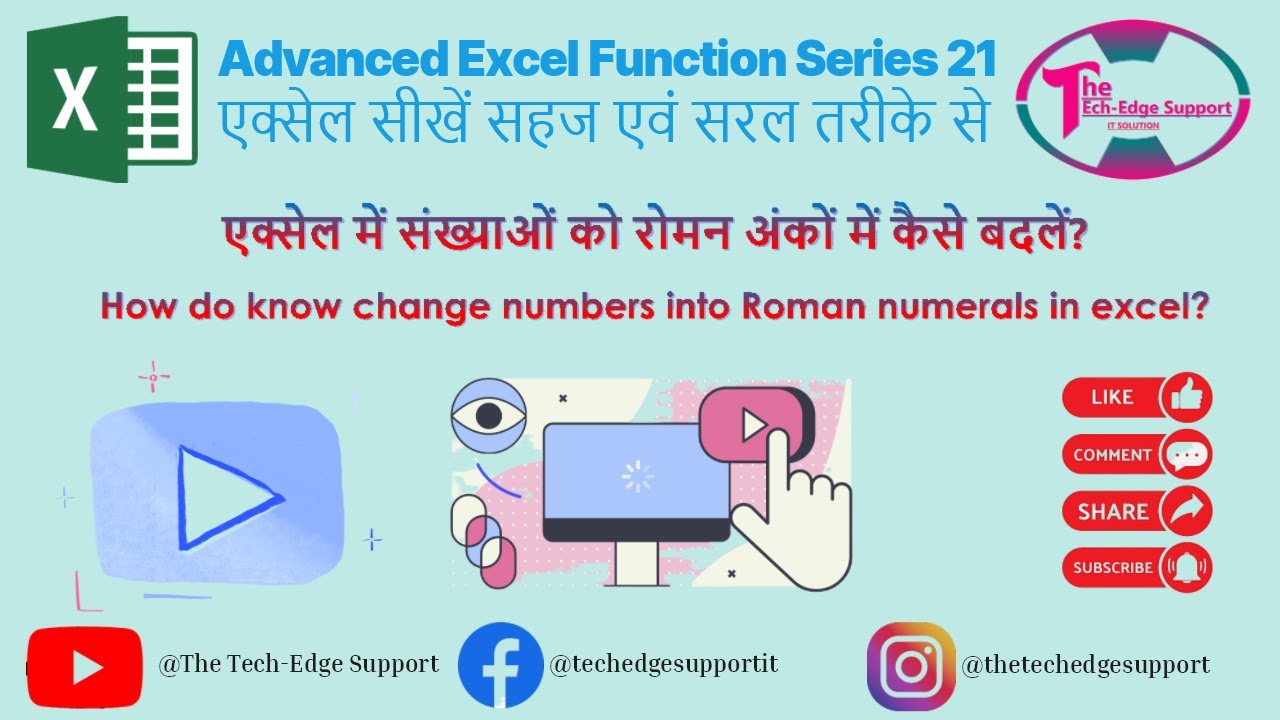How Do Know Change Numbers Into Roman Numerals In Excel ROMAN How Do Know Change Numbers Into Roman Numerals In Excel ROMAN
