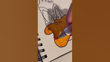 Drawing Daffy Duck