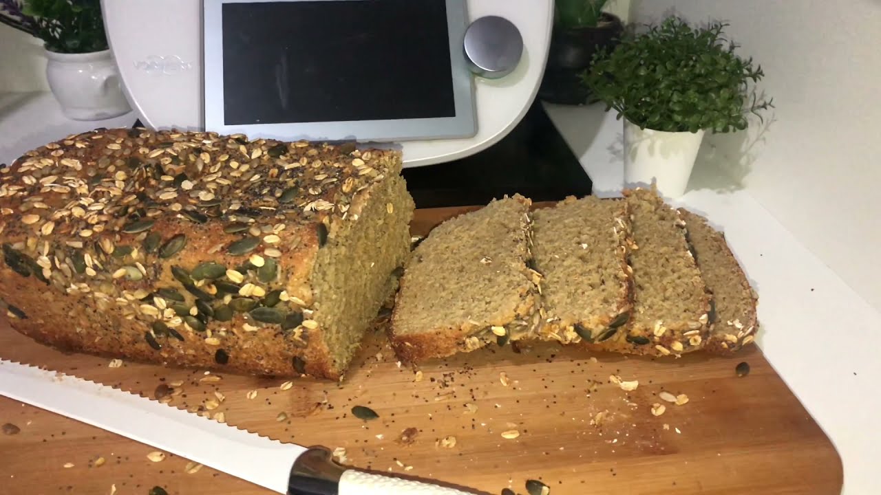 توست الصحي بالقمح الكامل والشوفان  pain de mie aux flocons d’avoine et le blé complet au Thermomix