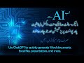"How to Generate Word Documents, Excel Files & Presentations Using AI (ChatGPT Tutorial)"