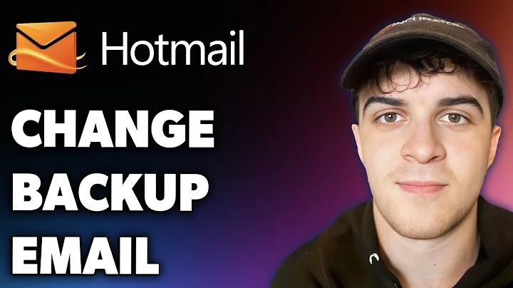 How to Change Hotmail Backup Email (Full 2025 Guide)