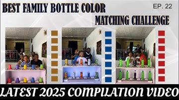🆕🎯- THE MOST FUNNY, SMART & ENTERTAINING BOTTLE COLOR MATCHING CHALLENGE -2025 COMPILATION VIDEO