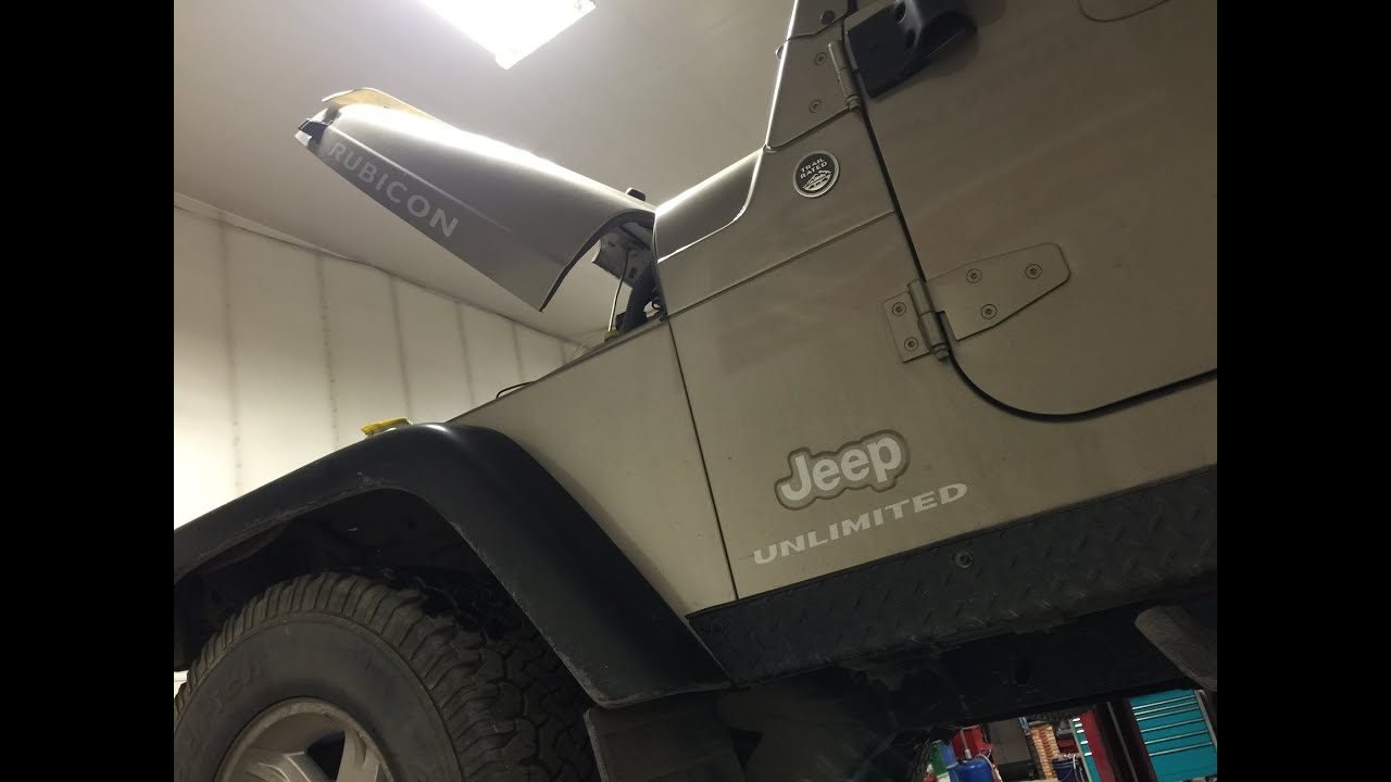 Jeep Wrangler Wobble Severe Wheel Vibration - Steering Damper Replacement -  YouTube