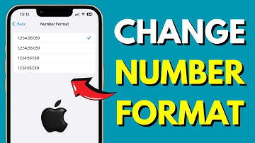 How to Change Number Format on iPhone