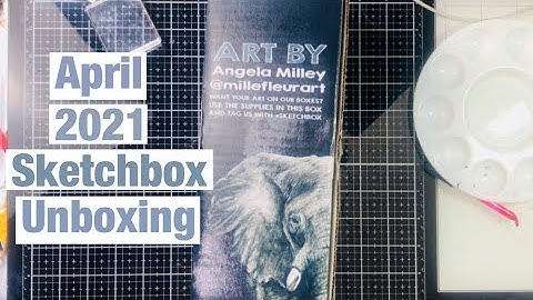Sketchbox April 2021 Unboxing & Swatching