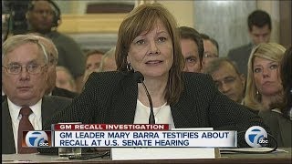 GM CEO Mary Barra testifies about recall at Senate hearing