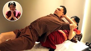 ASMR Strong Thai massage in Russia