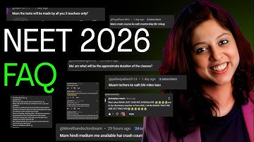“NEET 2026 Crash Course: Your Top 15 Questions Answered.” | Dr. Vani Sood