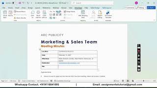 Shelly Cashman Word 365 | Module 5: End of Module Project 2 ARC Publicity