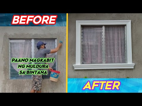 Video: Stone window sill: pag-install ng do-it-yourself