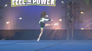 Academy of Cheer Excellence: Evie Solo Performance Mini Level 2 at Feel the Power 2020