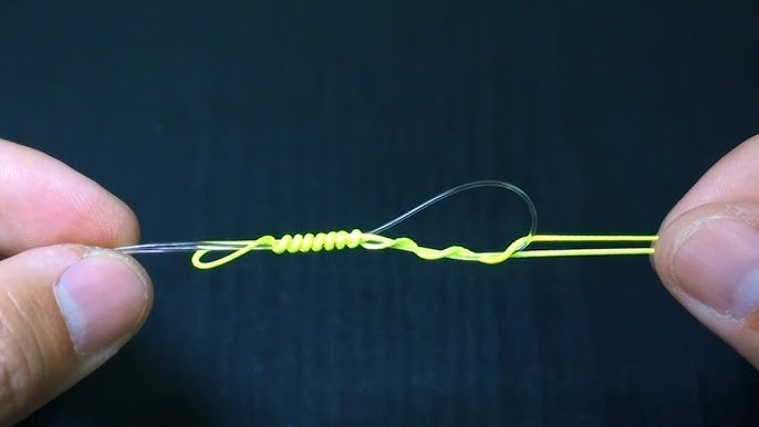 Strong Smooth Fishing Knot for Braid to Mono or Fluorocarbon Leader 
