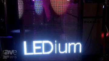 ISE 2015: B&K Braun Showcases LEDium G-10 Semi-Transparent LED Display