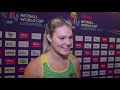 World Cup debutant Gretel Tippett on Australia vs Zimbabwe!