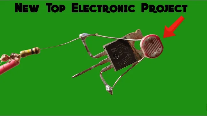 Top Electronic Project Using 12v Led IRF740 MOSFET LDR & More Electronic Components