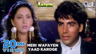 Meri Wafayen Yaad Karoge lyrics song| Sainik Akshay Kumar| Asha Bhosle | Hit Song 🎶🎵