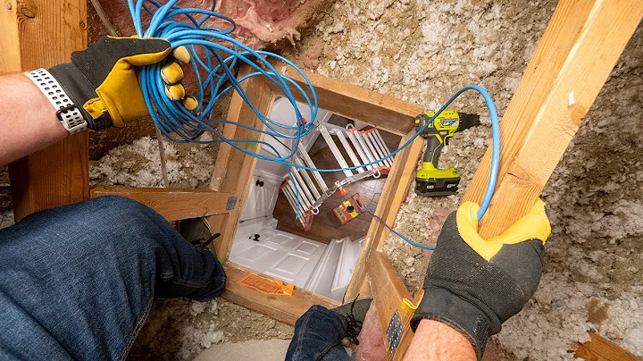 Wiring Cat 6 Ethernet Ports Through the Attic