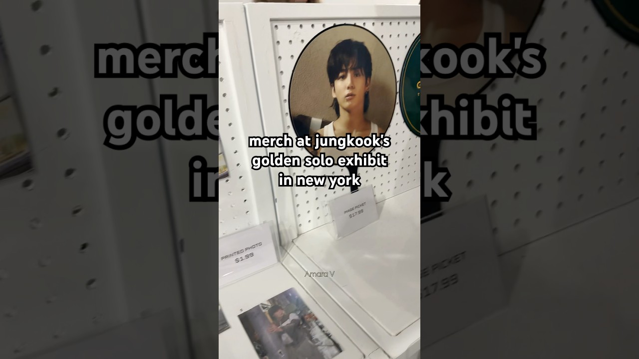 jungkook golden exhibition merch in nyc 