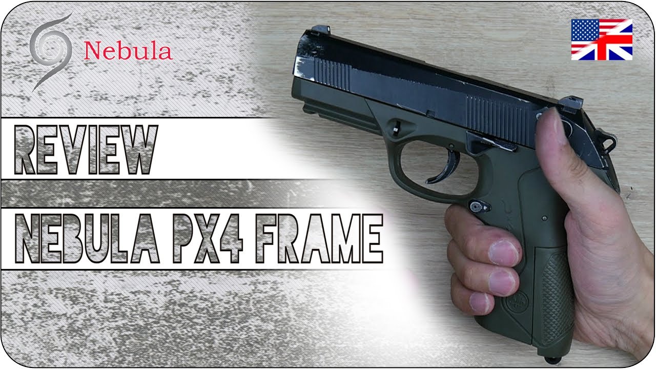Airsoft Review ENG - WE PX4 Custom Nebula Frame and Nineball Lanyard ...